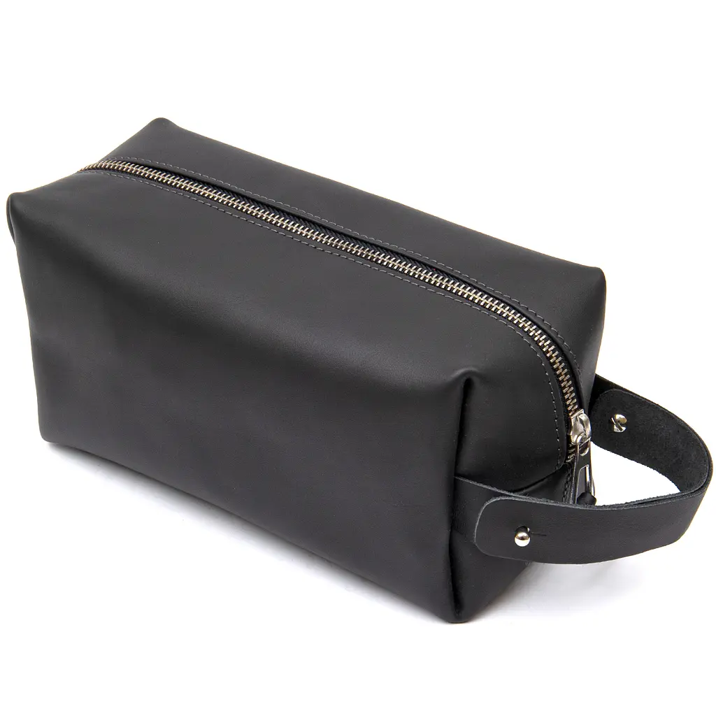 Чоловіча шкіряна косметичка GRANDE PELLE 22х12х10 см acs0018592 - фото 2