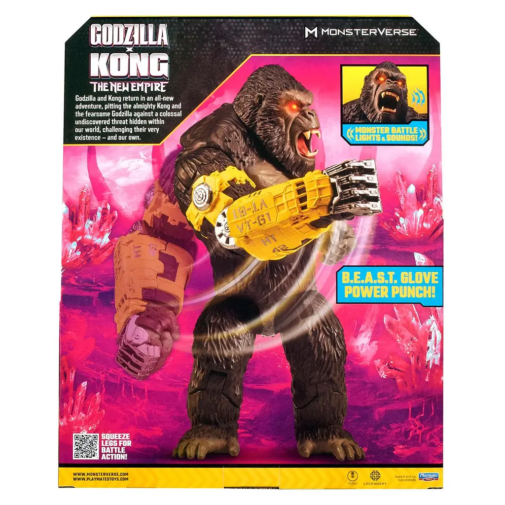 Фігурка GODZILLA X KONG – МЕГАПОТУЖНИЙ УДАР КОНГА (світло, звук) Godzilla vs. Kong 35585 - фото 9