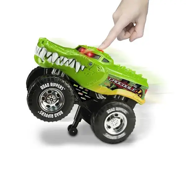 Іграшкова машинка Road Rippers Wheelie Monsters Крокодил зі звуком і світлом - фото 3
