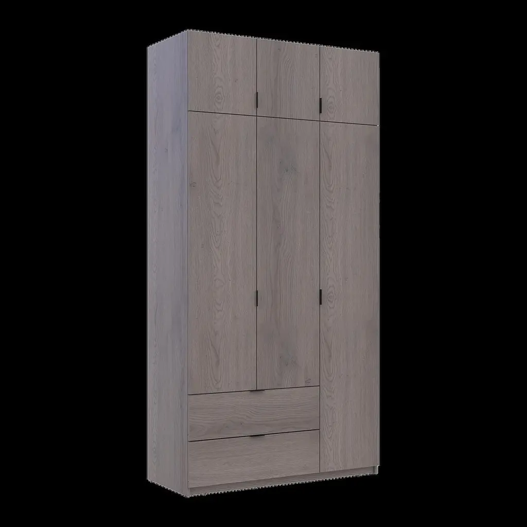 Розпашна Шафа для одягу Doros Лукас Канноло/Канноло 3 ДСП 120х50х240 (44900368) - фото 6