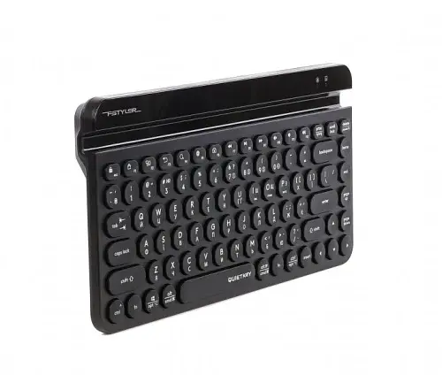 Клавіатура A4Tech FBK30 Fstyler, Black, Bluetooth / 2.4 GHz / USB, 1 х AA, мембранні/плоскі/круглі кнопки (86 шт.), радіус дії до 10 м - фото 4