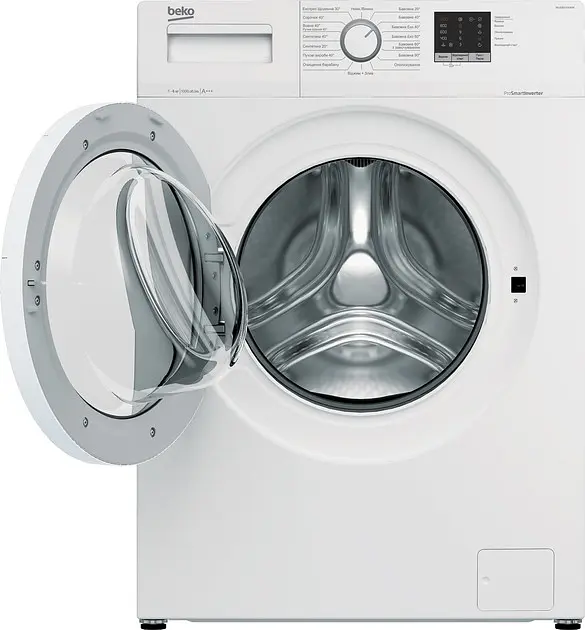 Пральна машина Beko WUE6511IXWW 6 кг фронтальна інверторний двигун 15 програм швидкість віджиму 1000 об/хв клас енергоспоживання A+++ White - фото 3