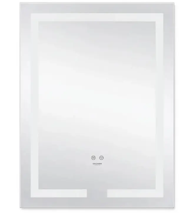 Дзеркало Kroner KRM Spiegel VR1 - 5080 з LED-підсвічуванням та антизапітнінням (CV030039) - фото 3