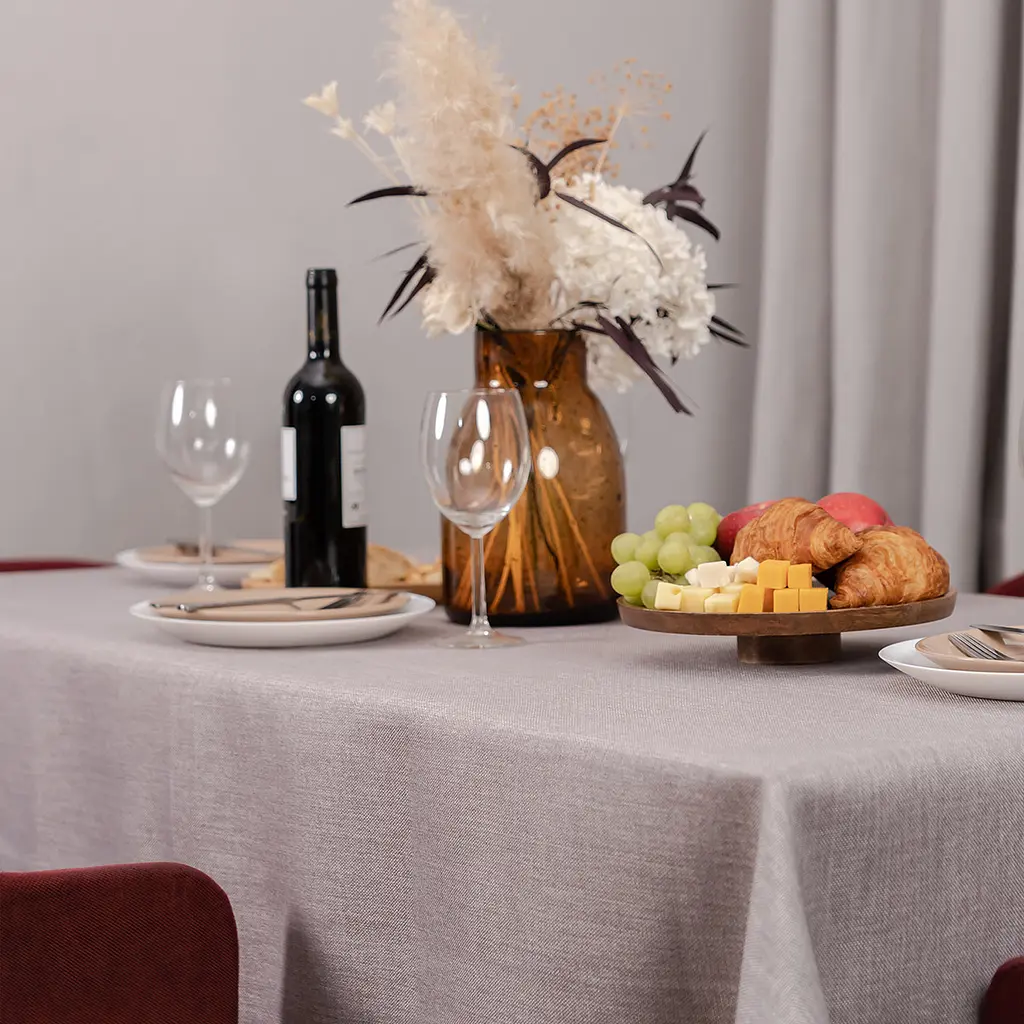 Скатерть Sonex Jordan 120х140 см серая (SO102563) - фото 3