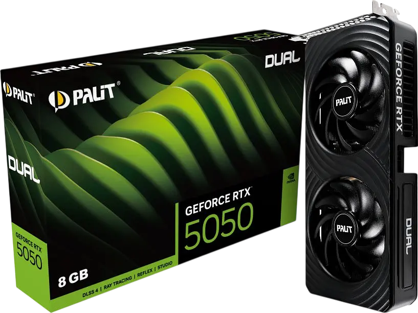 Відеокарта GeForce RTX 5050 8GB Palit Dual (NE65050019P1-GB2070D) - фото 4