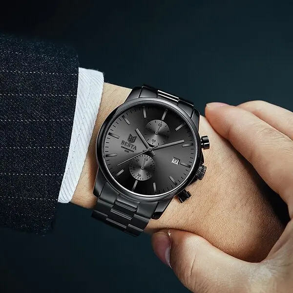 Наручний годинник чоловічий Besta Mars Black Чорний (3093) - фото 10