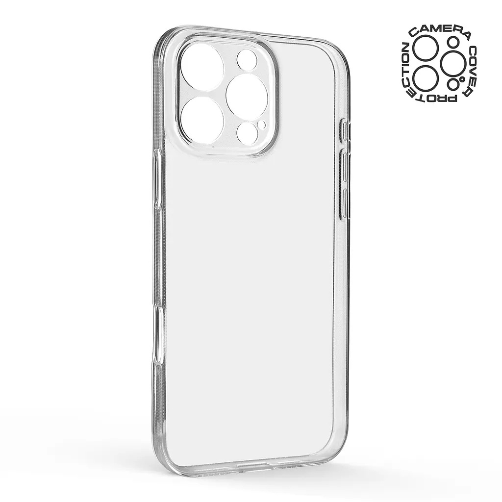 Прозрачный чехол для Apple iPhone 16 Pro Max с защитой камеры, тонкий, силиконовый, бесцветный, ударопрочный, противоударный бампер с закрытой камерой, ArmorStandart (ARM78491) - фото 2