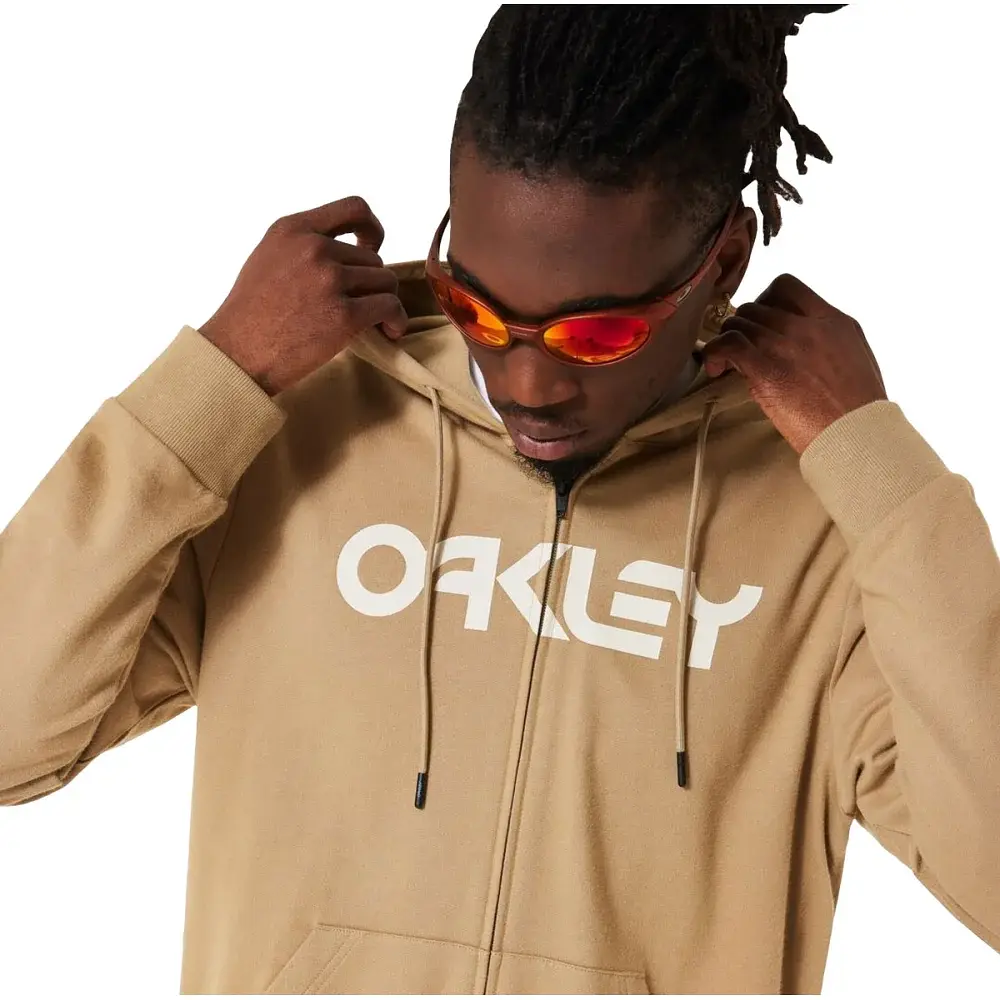 Толстовка Oakley Teddy Full ZIP Hodie M Pebble - фото 5