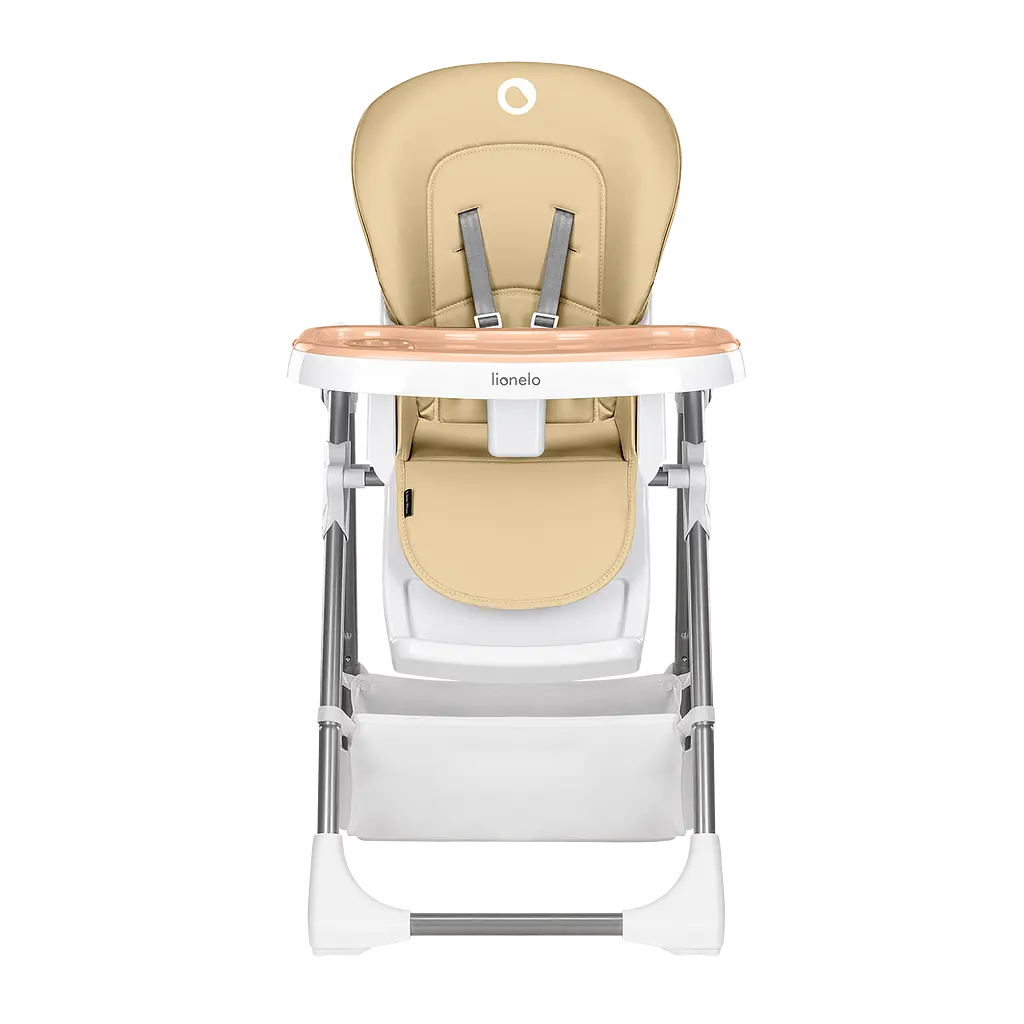 Стільчик для годування Lionelo Linn Plus бежевий з білим (LO.LI01) - фото 2