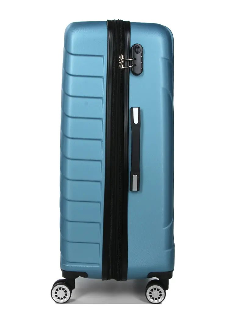 Валіза велика L ABS-пластик Madisson Snowball 03403 78х52х32см 103+17л Блакитний - фото 5