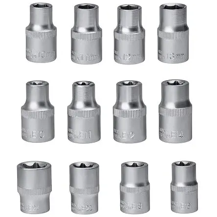 Hабір інструменту Alloid Base 1/2" і 1/4" 6-гранний 109 предметів (NG-1109BS) - фото 9