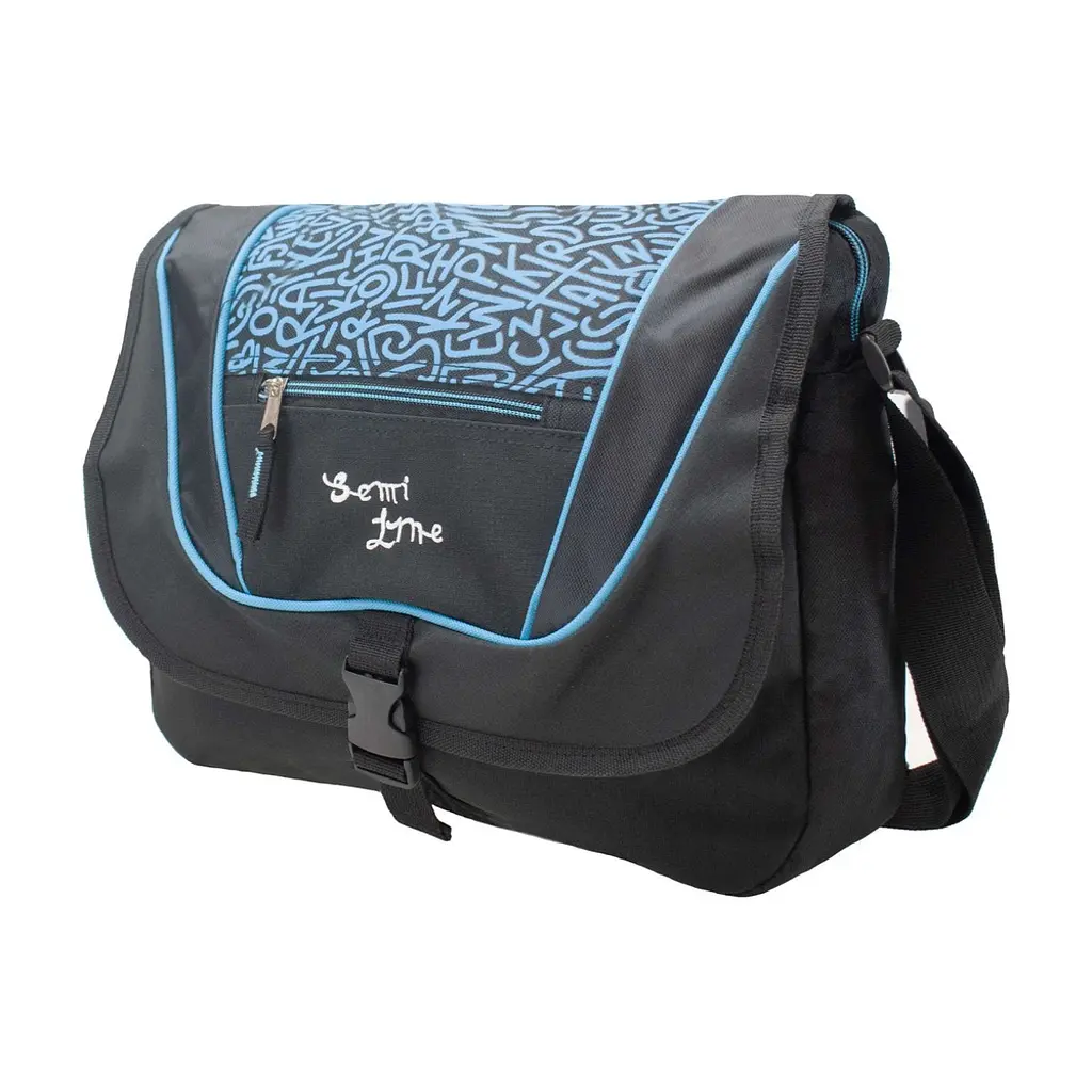 Сумка Semi Line 9 Black/Blue (7156) (DAS303090) - фото 3