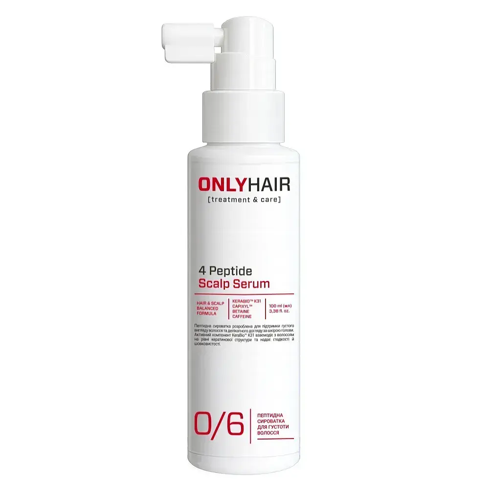 Пептидна сироватка для густоти волосся Only Hair 4 Peptide Scalp Serum, 100 мл
