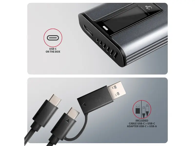 Кишеня для накопичувача AXAGON Display Box (EEM2-SD2) - фото 4