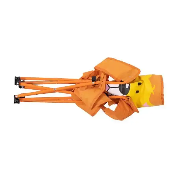 Детское кресло туристическое Lugi складное оранжевое SJ-0065O - фото 4