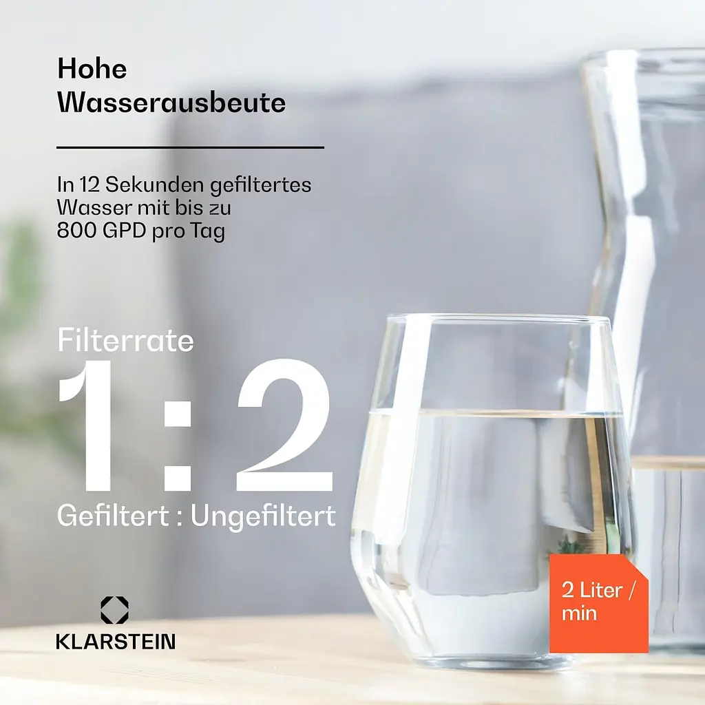 Система фильтрации воды Klarstein PureLine 800 (10045511) - фото 3