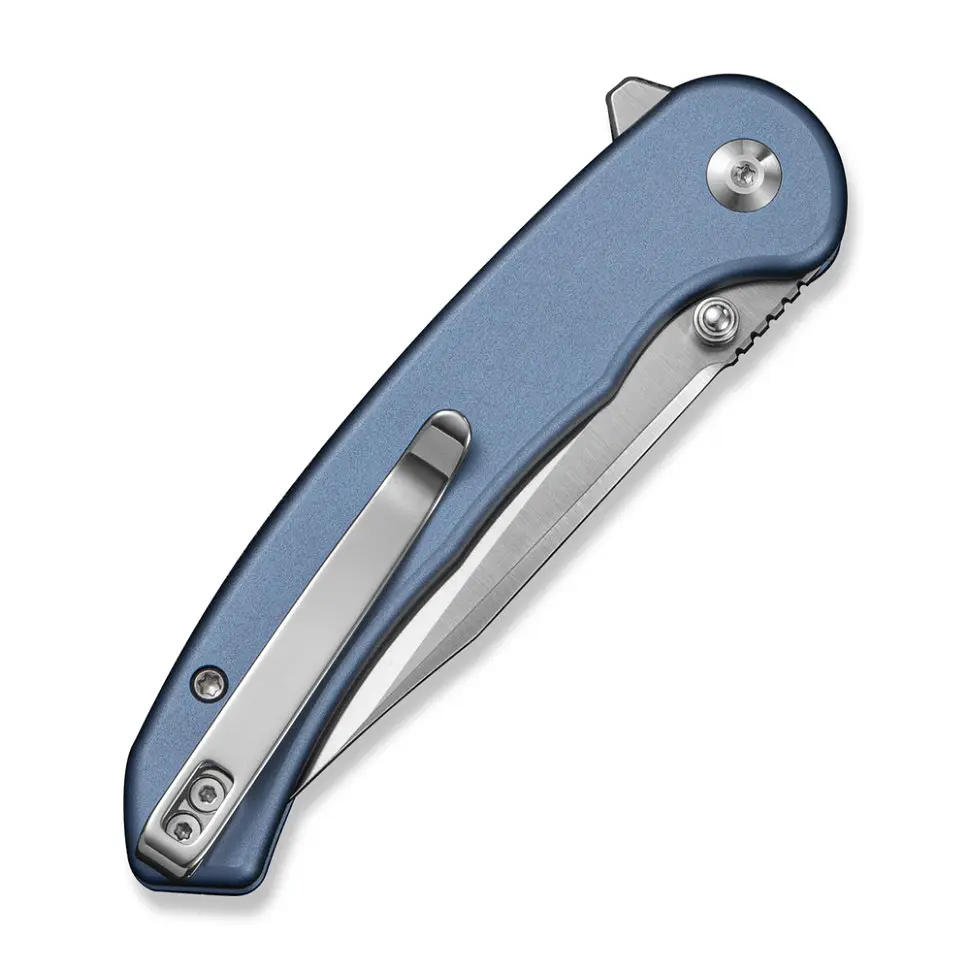 Ніж складаний туристичний Sencut Ingot (8.2 см) D2 / Aluminum синій - фото 5