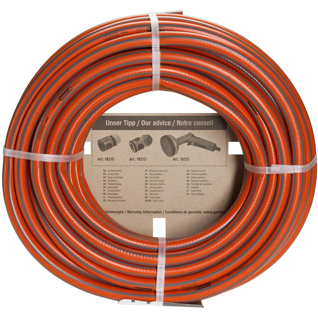Шланг садовый Gardena Basic 13 мм 1/2" 20 м (18123-29.000.00) - фото 4
