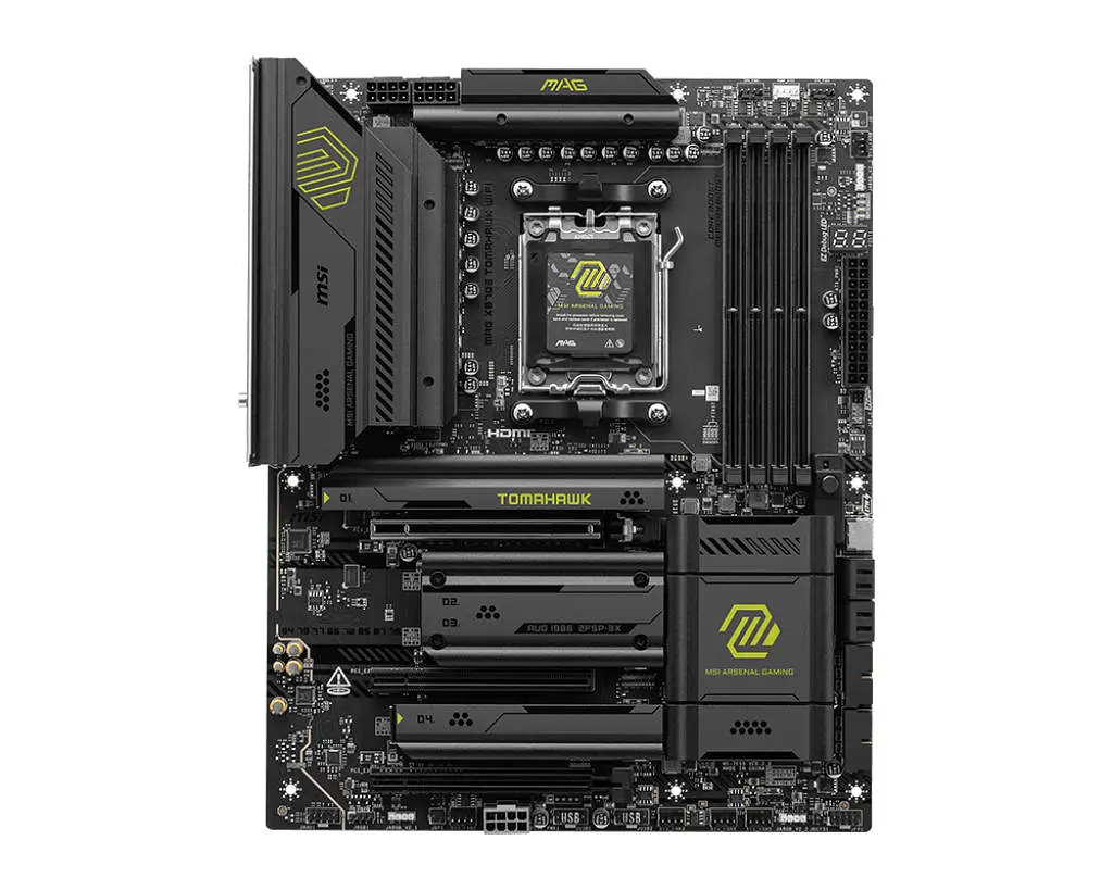 Материнская плата MAG X870E TOMAHAWK WIFI sAM5 X870E 4xDDR5 M.2 HDMI WiFi BT ATX MSI teh0018977 - фото 2