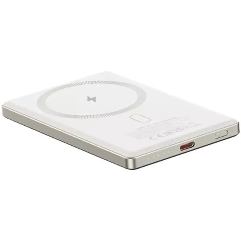 Батарея універсальна Canyon 5000mAh OnPower 505 slim Magsafe PD/20W Beige (CNS-CPB505BE) - фото 5