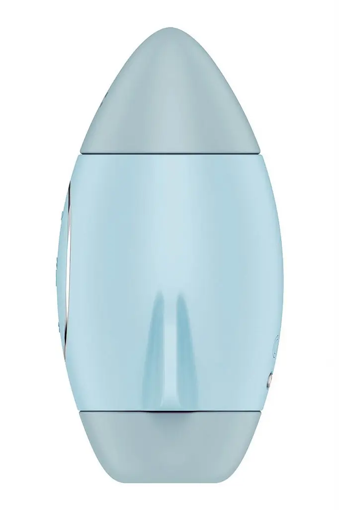 Вакуумний стимулятор Satisfyer Mission Control Blue - фото 5