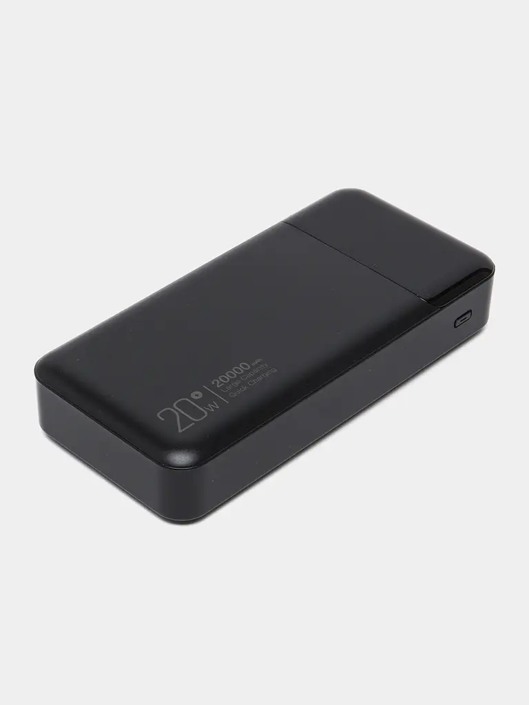 Портативная батарея аккумулятор XO PR192 20000 mAh 20W черный - фото 2