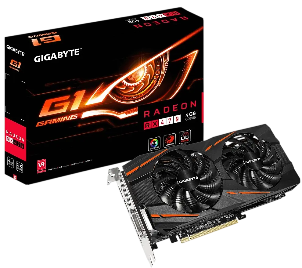 Відеокарта AMD Radeon RX 470 4GB Gigabyte G1 Gaming (GV-RX470G1 GAMING-4GD) Б/В - фото 4