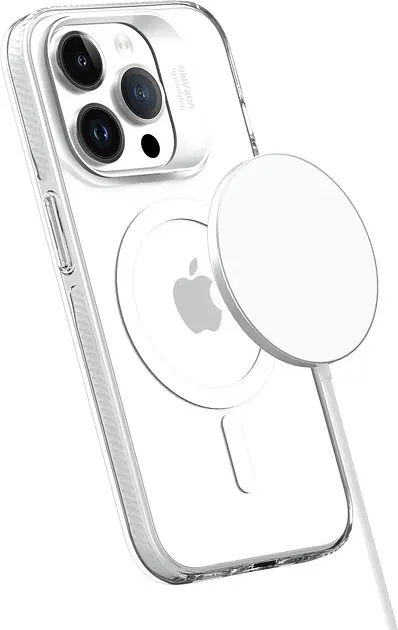 Панель Vokamo MagSafe для iPhone 15 Pro Max Transparent (NVK010857) - фото 4