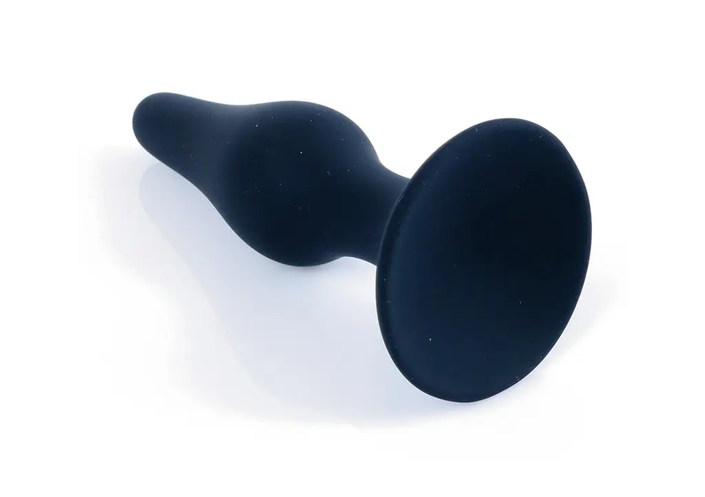 Анальна пробка - Silicone Black Plug M - фото 2