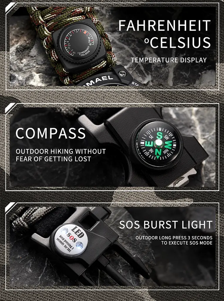 Годинник Smael Grey Compass - фото 6