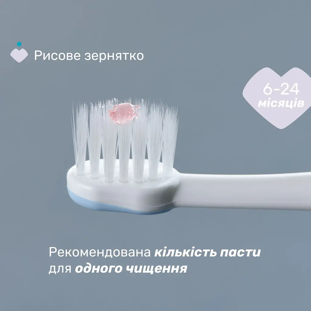 Дитяча зубна щітка Chicco для перших зубів, 6-36 міс. блакитна (8058664174690) (12081.11) - фото 4