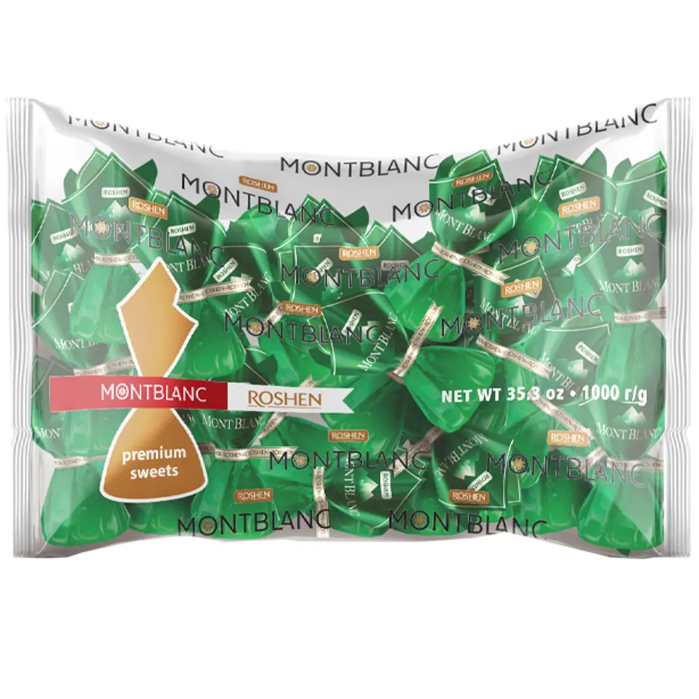 Конфеты Roshen Монблан крем-пралине с измельченным лесным орехом 1 кг - фото 2