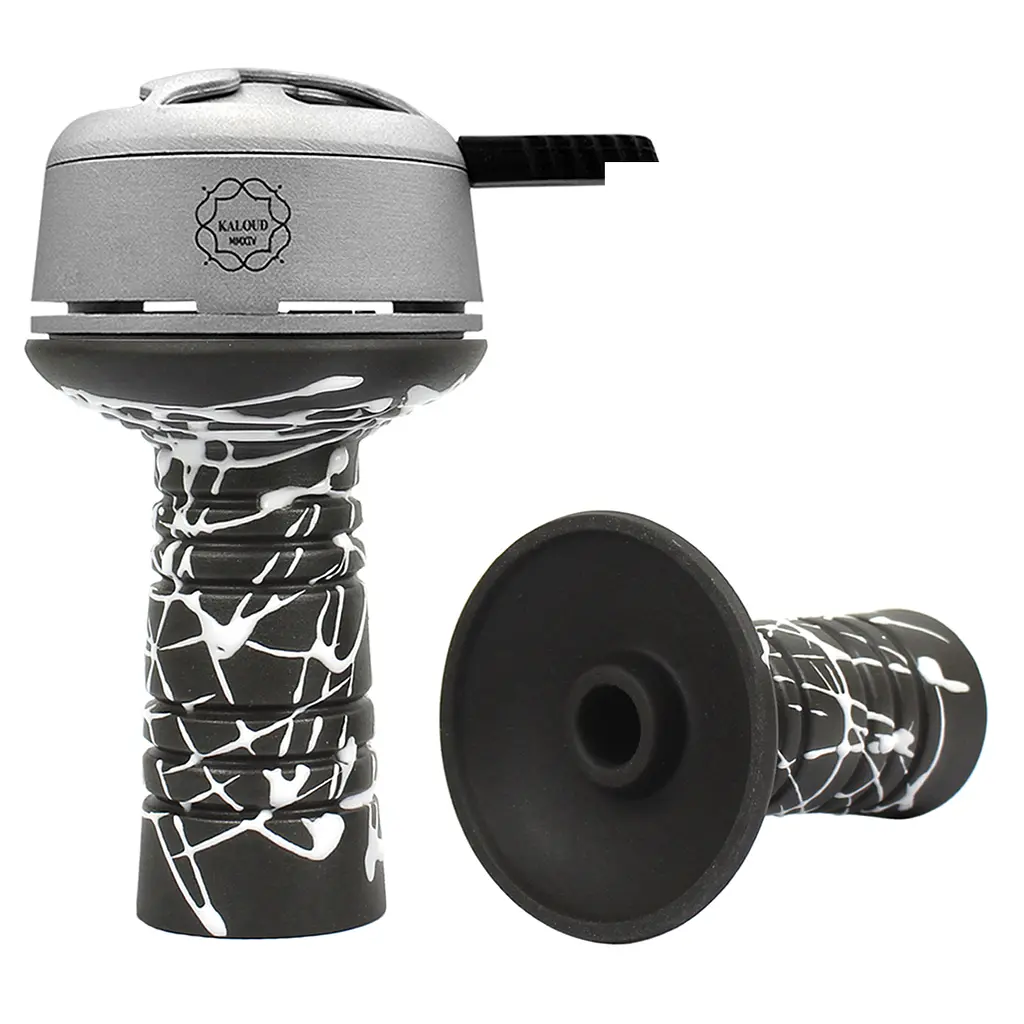 Чаша для кальяна Gusto Bowls Alien BLACK Glaze белый - фото 2