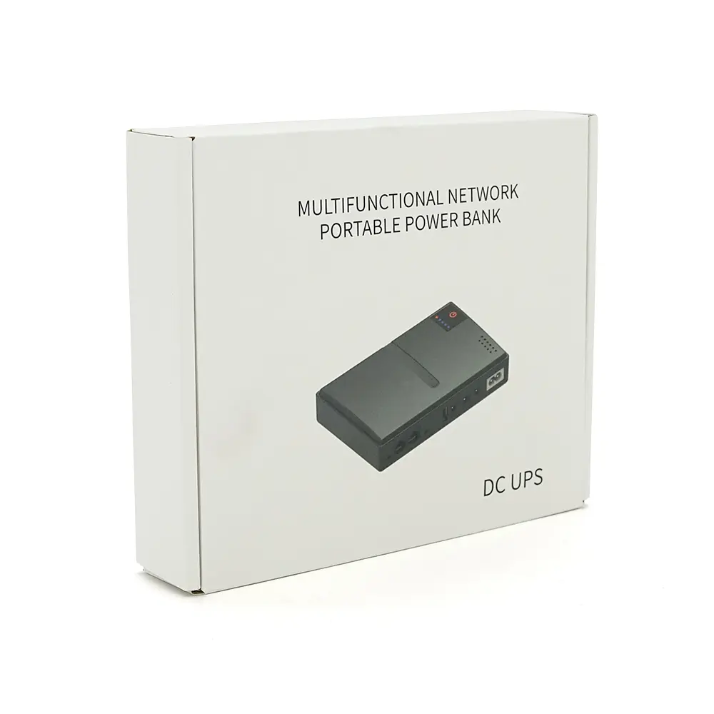 ДБЖ UPS-18W DC1018P YT45103 для роутерів/комутаторів/PON/POE-430, 5//9/12V, 1A, 10000MAh(знімні 4*2500MAh), Black, BOX - фото 5