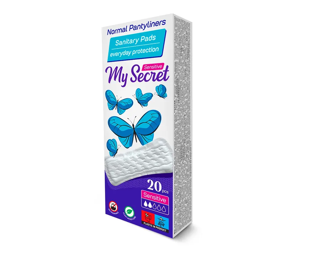 Щоденні гігієнічні прокладки Ziaja My Secret Sensetive Daily Anatomic 20 шт. - фото 4