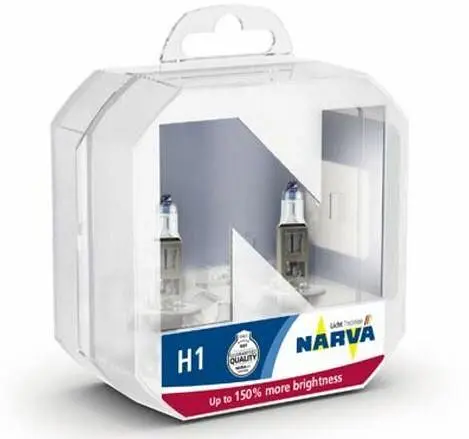 Лампа H1 12V 55W +150% Range Power Narva (Box-2шт) (480682100)