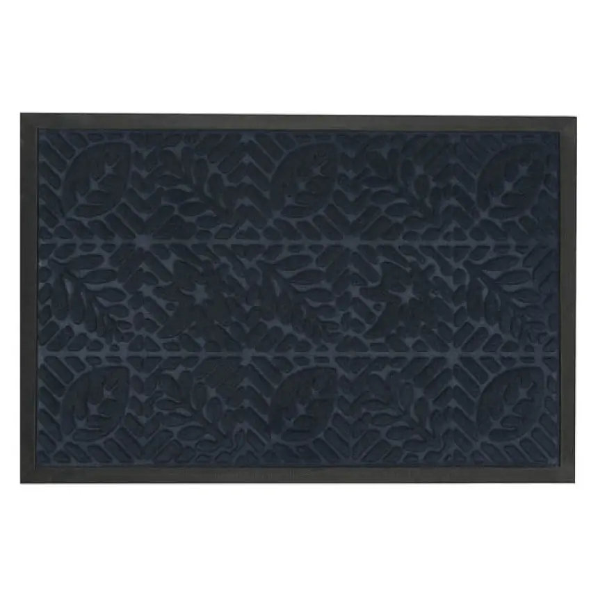 Килимок придверний Eco Fabric Листя з кромкою синій 40 х 60 см (4060-109) - фото 3