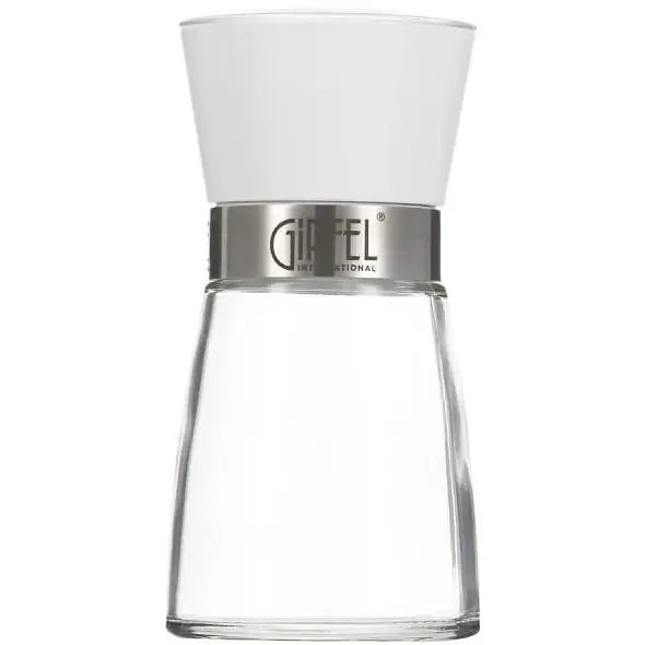 Млин для перцю та солі Gipfel Plain 13 см білий (50695)