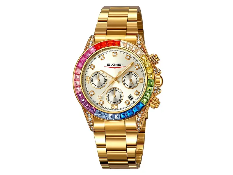 Жіночий наручний годинник 2352GDSI Gold-Silver Skmei acs0029979 - фото 2