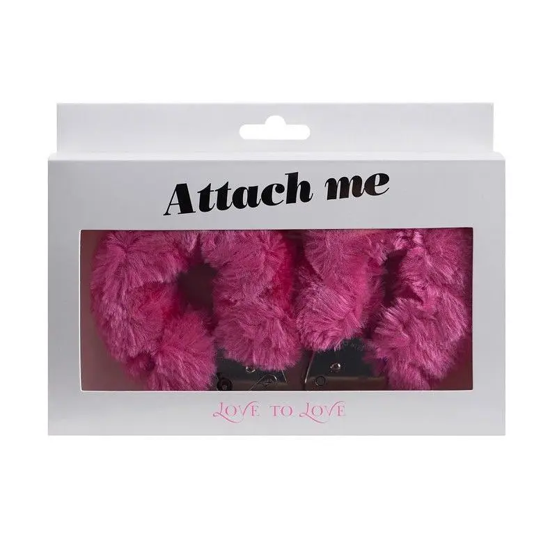 Наручники з плюшевою обробкою Love To Love ATTACH ME Pink Love To Love SO1401 93340 - фото 2