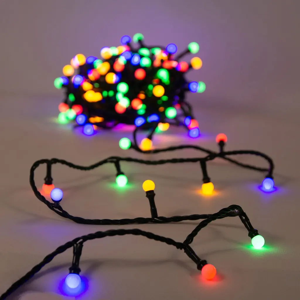 Гірлянда Chomik Кульки-змійка 200LED мультиколор 16 м (LED0160) - фото 2