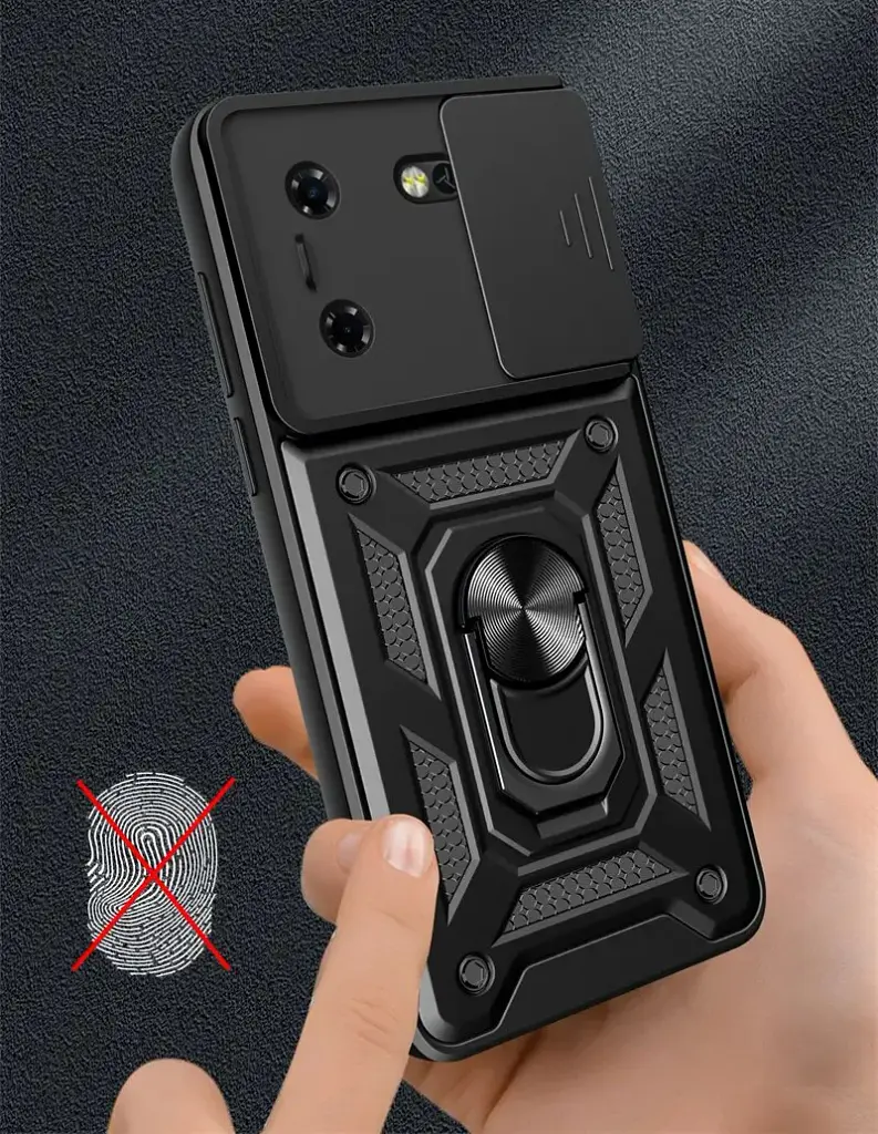Панель BeCover Military для Tecno POVA 5 (LH7n) Black (710004) - фото 4
