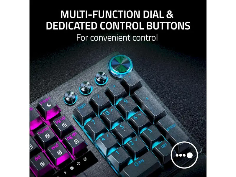 Клавіатура Razer Huntsman V3 Pro Analog Optical Switch Gen-2 USB Black (RZ03-04970100-R3M1) - фото 8
