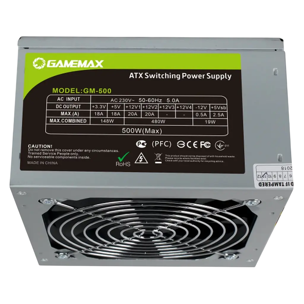Блок питания GameMax GM-500 500W OEM 80+ (GM-500) Б/У - фото 3