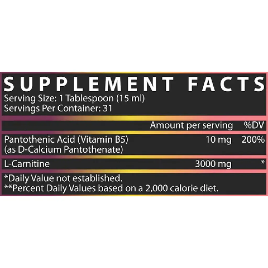 Жиросжигатель Nutrex Research Liquid L-Carnitine 3000 Passionfruit Guava 465 мл  - фото 2