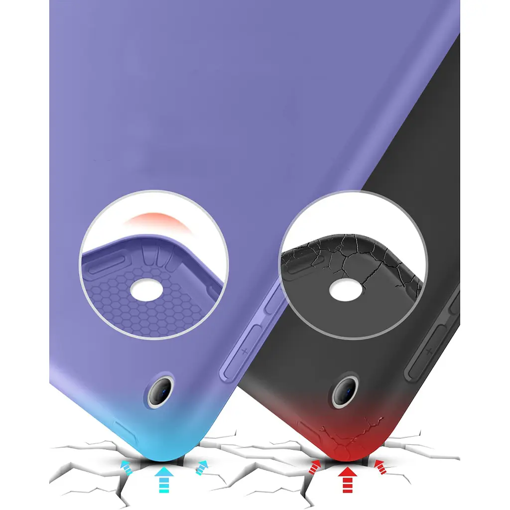 Чохол до планшета BeCover Tri Fold Soft TPU Silicone Apple iPad 10.2 2019/2020/2021 Purple (708517) - фото 5