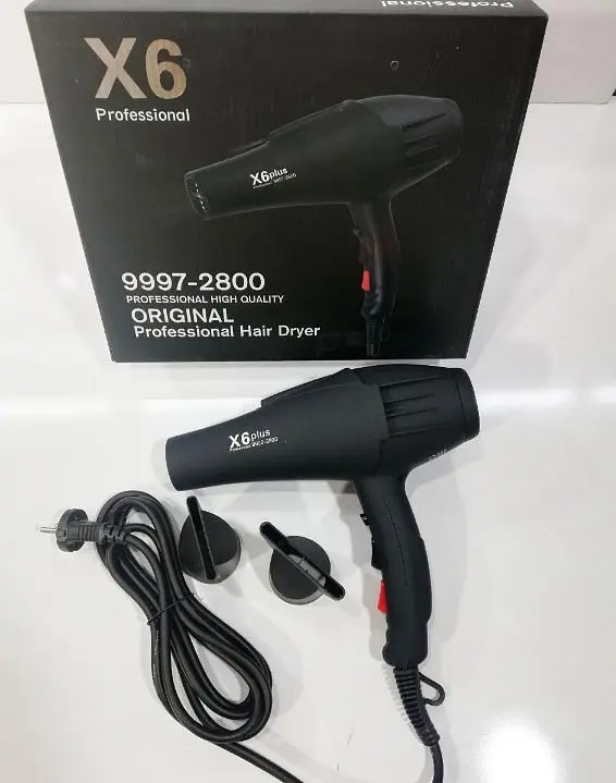 Фен Enzo X6 Professional 9996-2800 з іонізацією 2500 Вт - фото 8