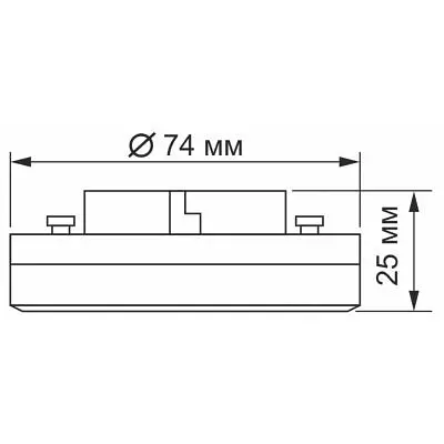 Лампочка Videx GX53 12W 4100K 220V (VL-GX53-12534) - фото 6