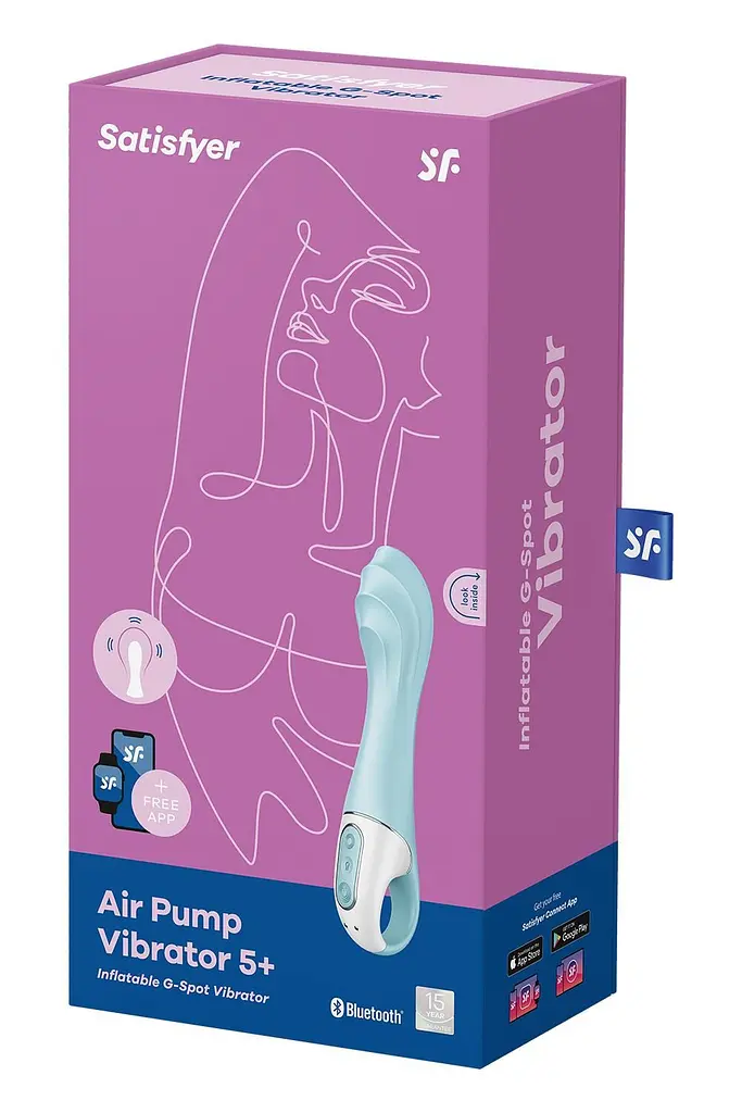 Смарт-вібратор G Satisfyer Air Pump Vibrator 5+ Satisfyer IG038544; SO6719 92527 - фото 5