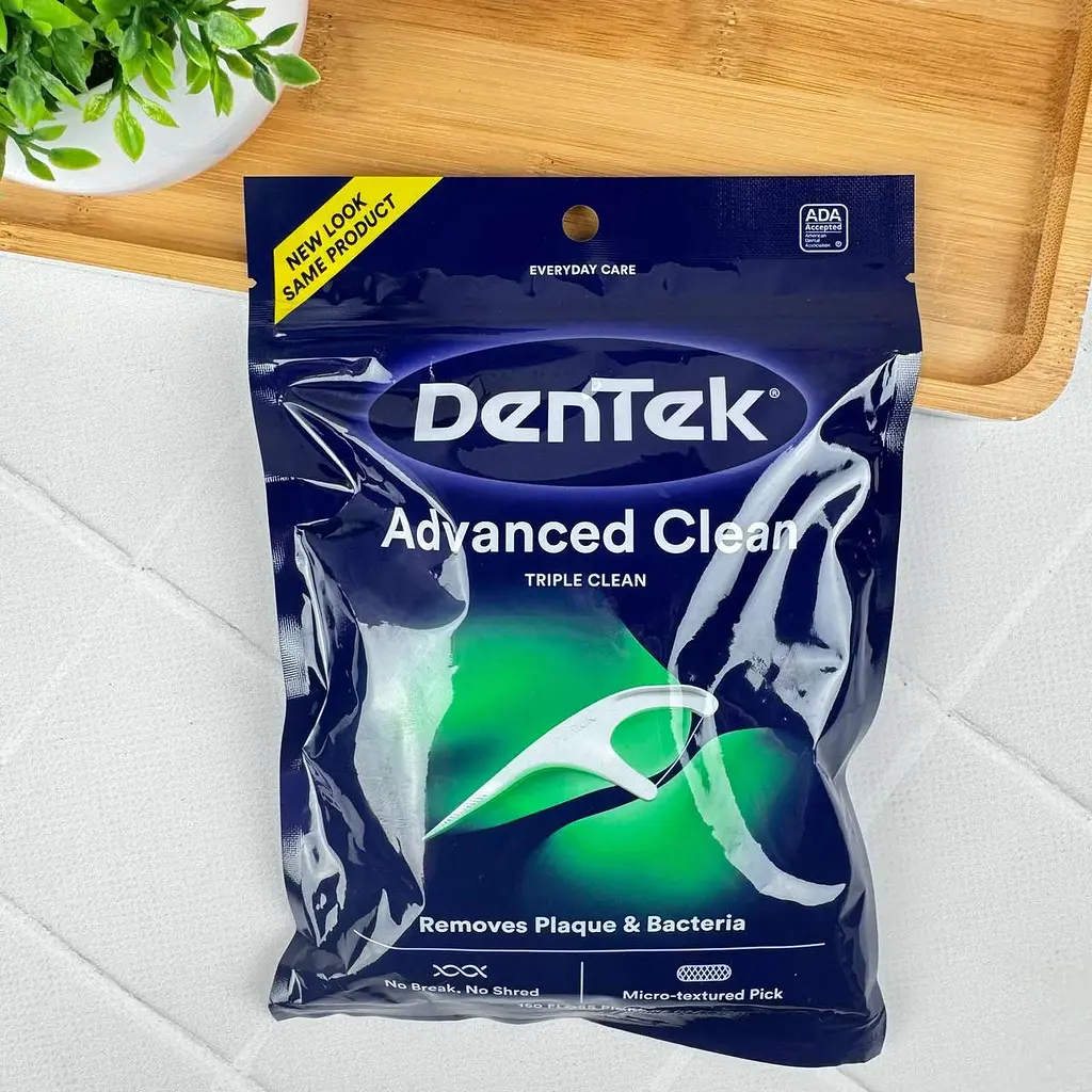 Флос-зубочистки DenTek Advanced Clean потрійне очищення 150 шт